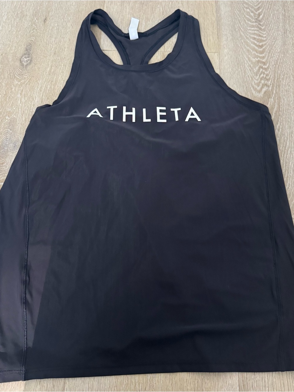 Athleta Black Racerback Tank Top